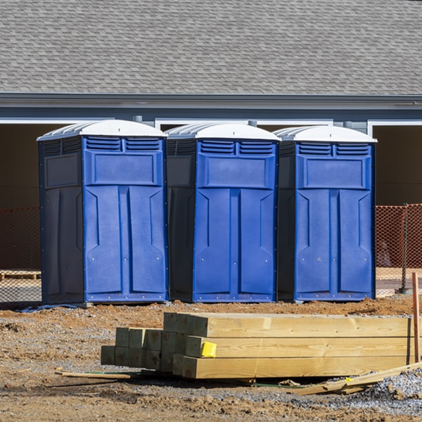 are there any restrictions on where i can place the portable restrooms during my rental period in Carnuel